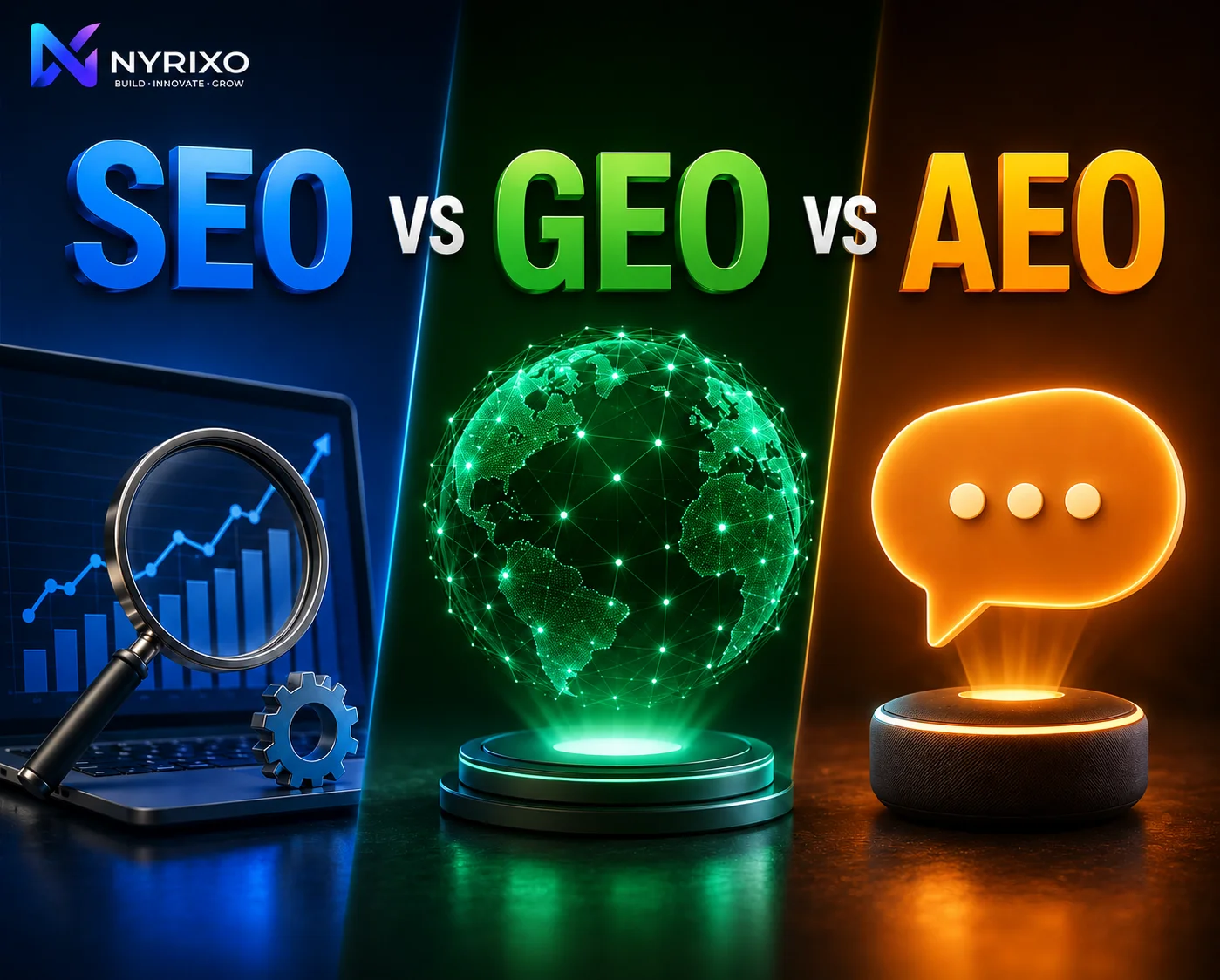 SEO vs AEO vs GEO: What's the Difference in 2026?